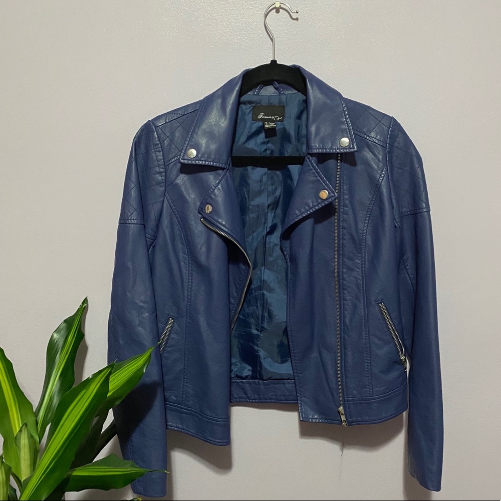 Faux Leather Jacket